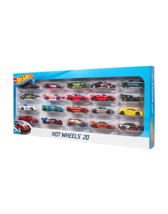 ÇOK SATAN H7045 Hot Wheels 20li Araba Seti-Karışık Asorti