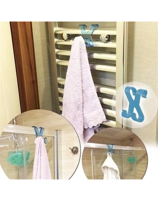 ÇOK SATAN Hang it Pratik Kolay Taşımabilir Havlupan 2 Kancalı Banyo Askısı