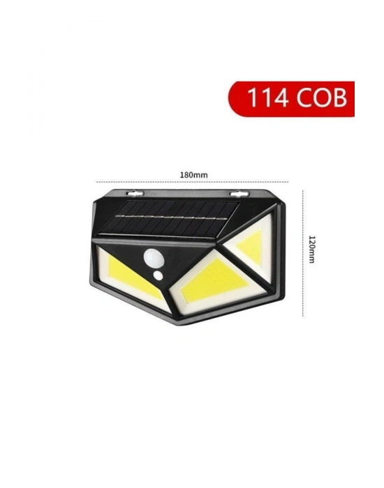 ÇOK SATAN Hareket Sensörlü Bahçe Lambası 114 Led 3 Mod