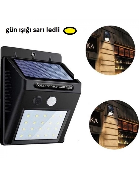 ÇOK SATAN Hareket Sensörlü Güneş Enerjili Lamba 20 led