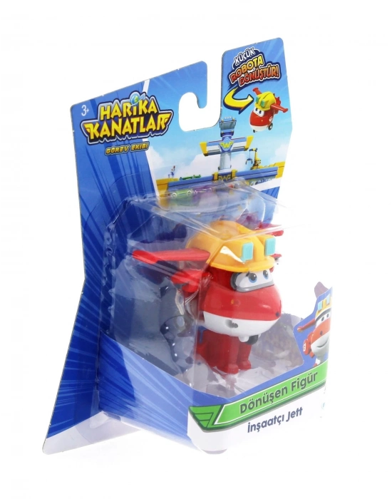 ÇOK SATAN Harika Kanatlar Dönüşen Mini Figür İnşaatçı Jett