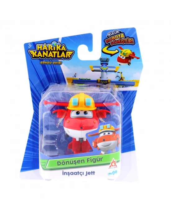 ÇOK SATAN Harika Kanatlar Dönüşen Mini Figür İnşaatçı Jett