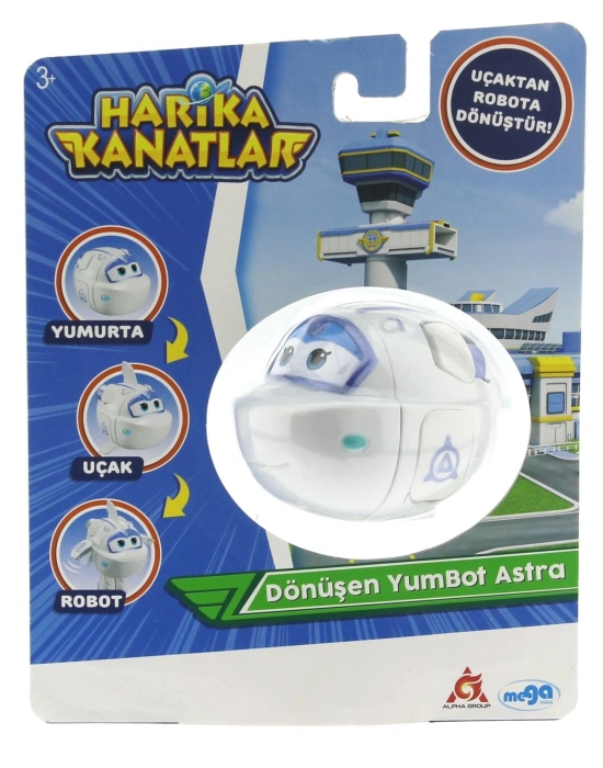 ÇOK SATAN Harika Kanatlar Dönüşen Tekli Figür YumBot Astra
