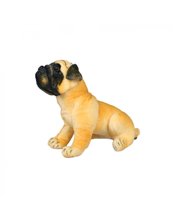 ÇOK SATAN Havlayan Pug Köpek Peluş Oyuncak 25 cm