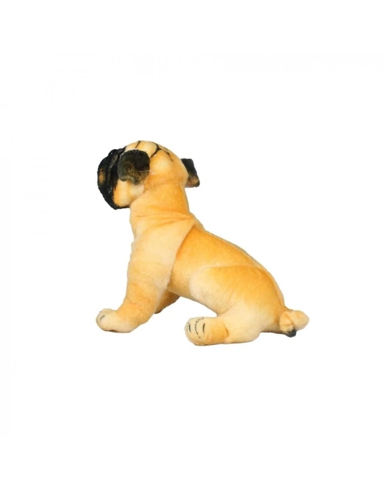 ÇOK SATAN Havlayan Pug Köpek Peluş Oyuncak 25 cm