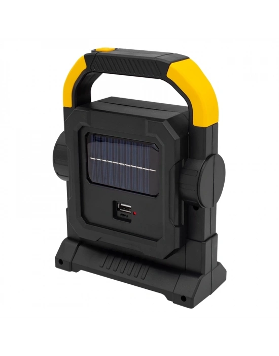 ÇOK SATAN Hc-7078-c 3 Çalışma Modlu Cob Ledli Solar Taşınabilir Şarjlı Solar Lamba