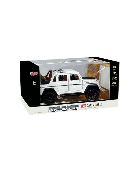 ÇOK SATAN HCL-902 Çek Bırak 1:22 Sesli ve Işıklı Metal Jeep