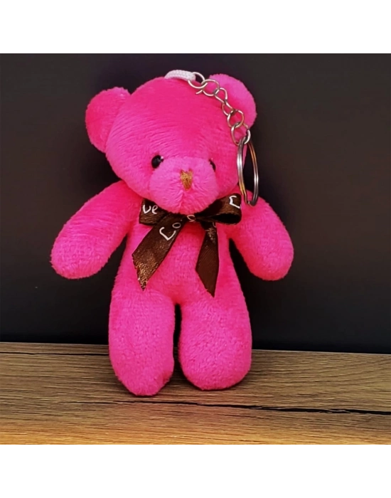 ÇOK SATAN Hediyelik Pembe Tül Kese Ve Ayıcık