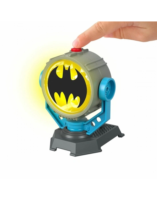 ÇOK SATAN HFD47 Imaginext, Bat-Tech Bat-Signal Figür Seti, DC Super Friends