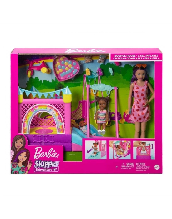 ÇOK SATAN HHB67 Barbie  Bebek Bakıcısı Skipper Oyun Evi Seti