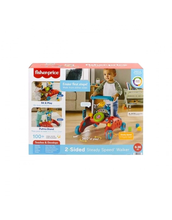 ÇOK SATAN HJP48 Fisher-Price İlk Arabam Çift Yönlü Yürüteç