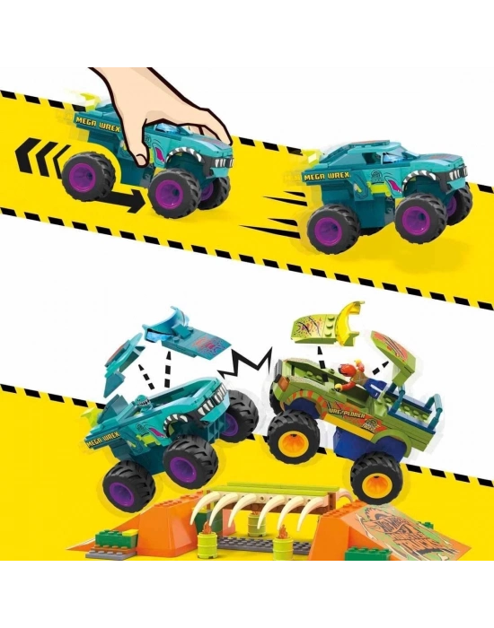 ÇOK SATAN HKF89 MEGA Hot Wheels® Mega-Wrex™ Dinozor Kemikli Aksiyon Sahası