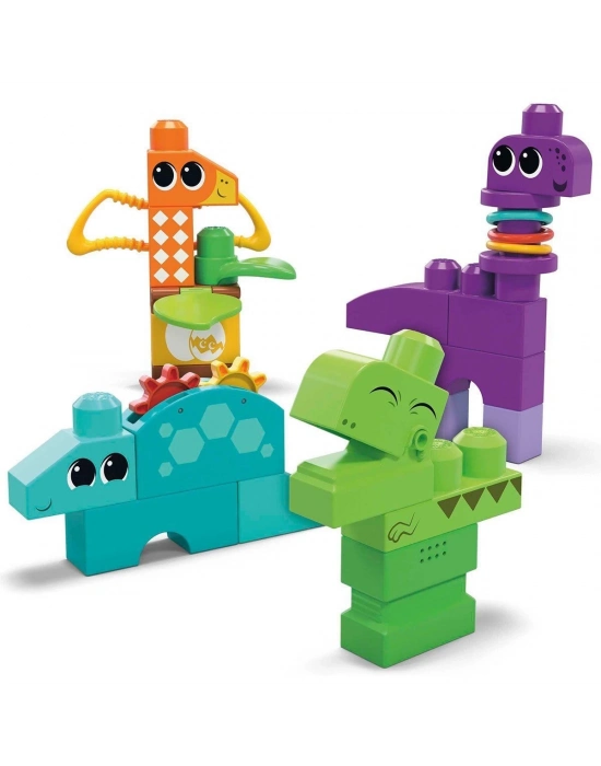 ÇOK SATAN HKN43 Mega Bloks Sesli ve Hareketli Dinozorlar 24 parça +1 yaş