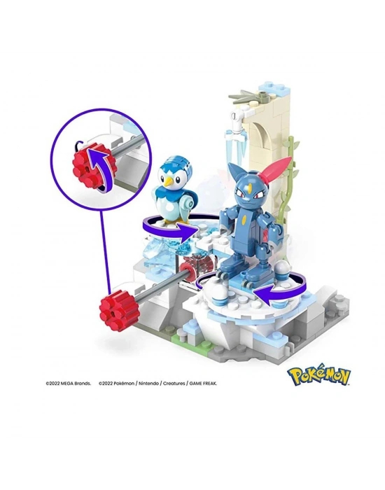 ÇOK SATAN HKT20 MEGA Pokemon -  Piplup ve Sneasel Kış Macerası Seti 183 parça + 7 yaş