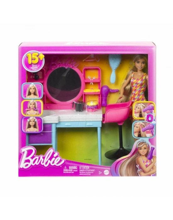 ÇOK SATAN HKV00 Barbie Muhteşem Kuaför Oyun Seti