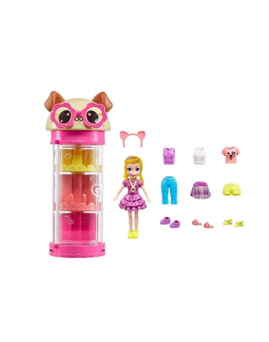 ÇOK SATAN HKW04 Polly Pocket Moda Eğlencesi Oyun Setleri-Mattel