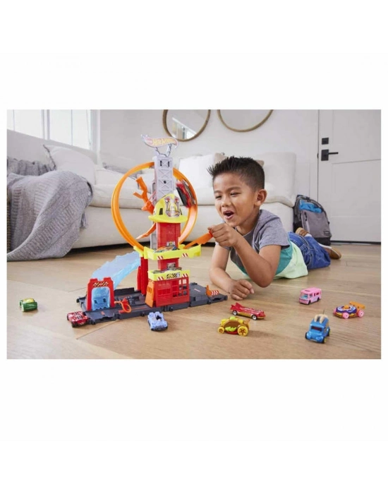 ÇOK SATAN HKX41 Hot Wheels Çember Pistli İftaiye İstasyonu