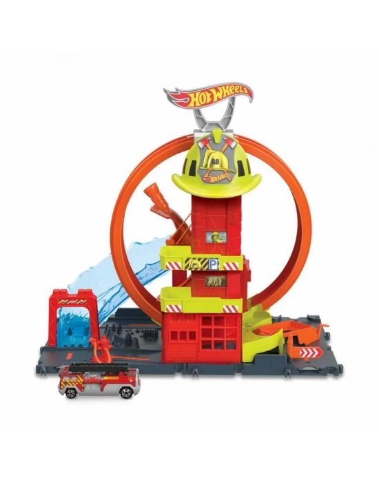 ÇOK SATAN HKX41 Hot Wheels Çember Pistli İftaiye İstasyonu