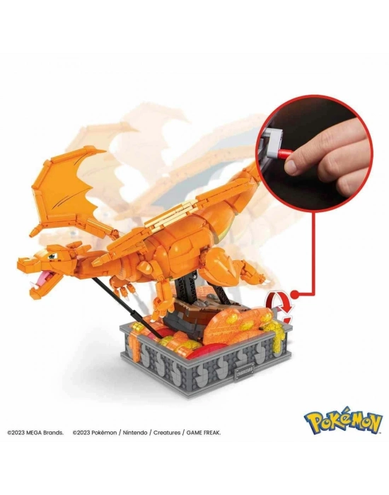 ÇOK SATAN HMW05 MEGA Pokémon™ Hareketli Charizard 1664 parça +12 yaş