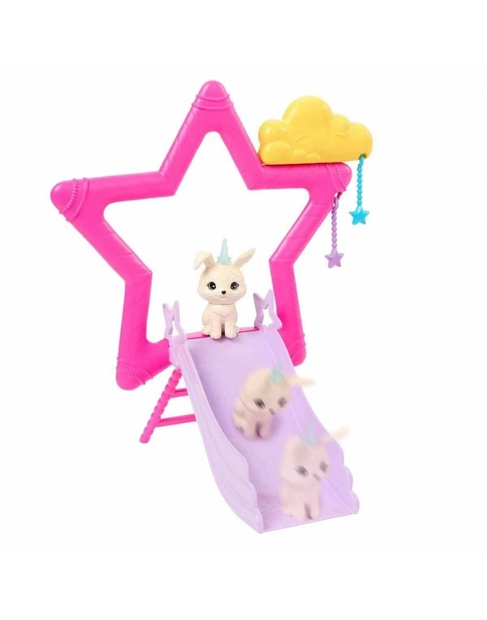 ÇOK SATAN HNT67 Barbie A Touch Of Magic Chelsea ve Pegasus Oyun Seti
