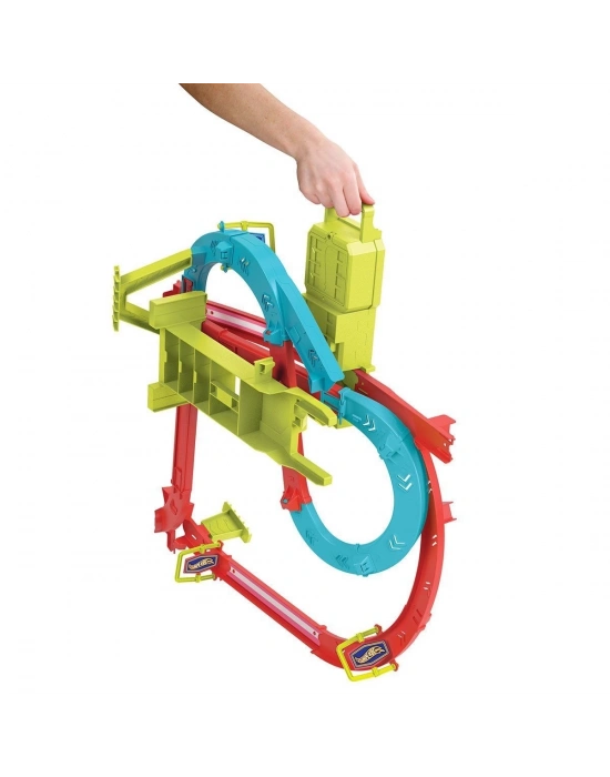 ÇOK SATAN HPC07 Hot Wheels Neon Yarışlar Çoklu Yarış Heyecanı Pist Seti