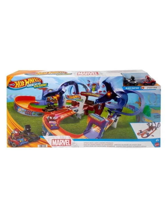 ÇOK SATAN HPL34 Hot Wheels Racerverse Marvel Pist Seti