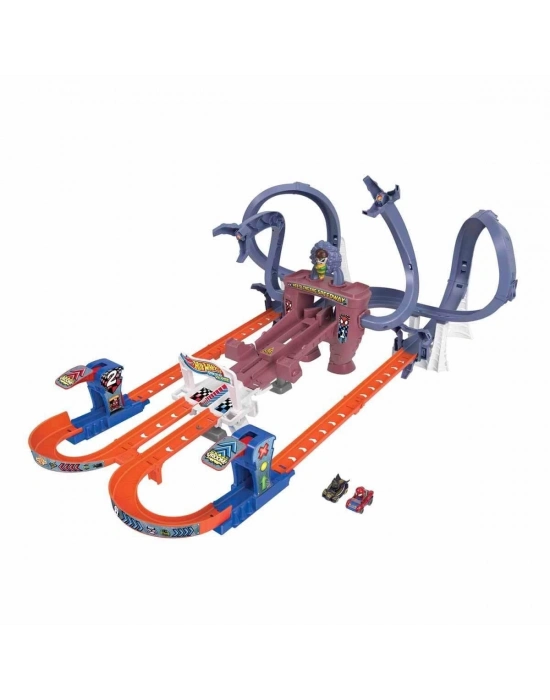 ÇOK SATAN HPL34 Hot Wheels Racerverse Marvel Pist Seti