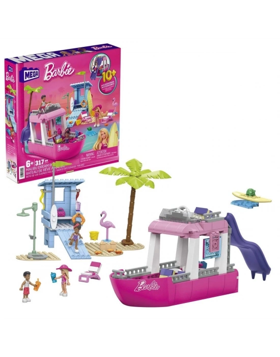 ÇOK SATAN HPN79 MEGA Barbie® Malibu Rüya Teknesi™ 317 parça +6 yaş