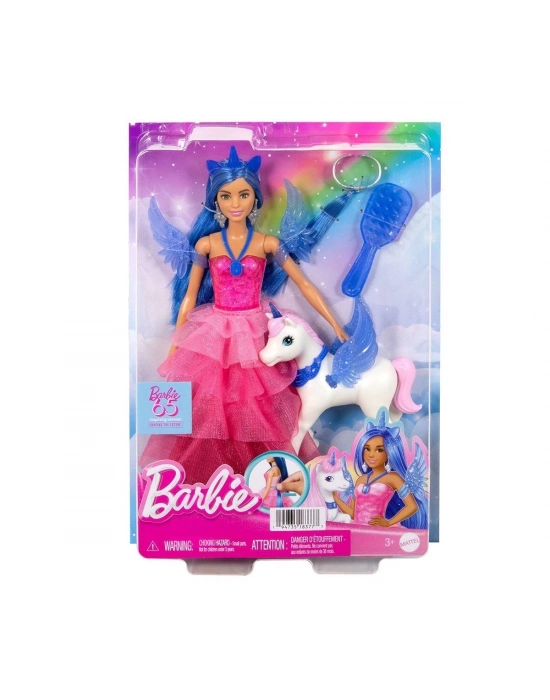 ÇOK SATAN HRR16 Barbie Mavi Saçlı Prenses Bebek