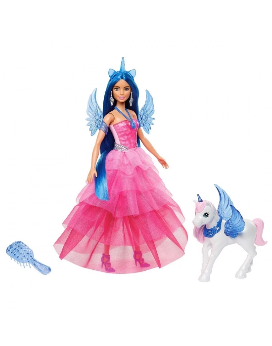 ÇOK SATAN HRR16 Barbie Mavi Saçlı Prenses Bebek