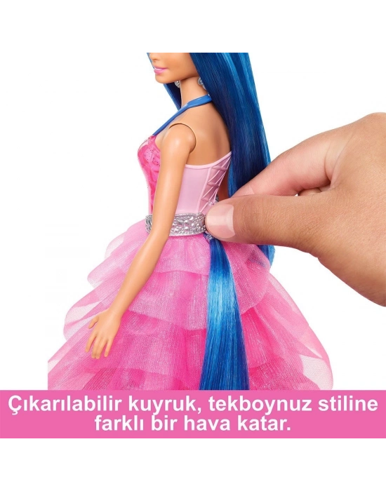 ÇOK SATAN HRR16 Barbie Mavi Saçlı Prenses Bebek