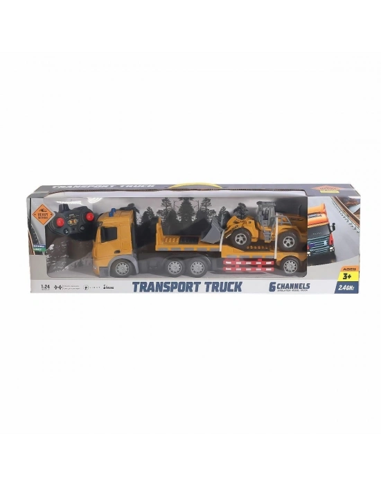 ÇOK SATAN HT079 Kumandalı Şarjlı  Işıklı Transporter Tır 1:24
