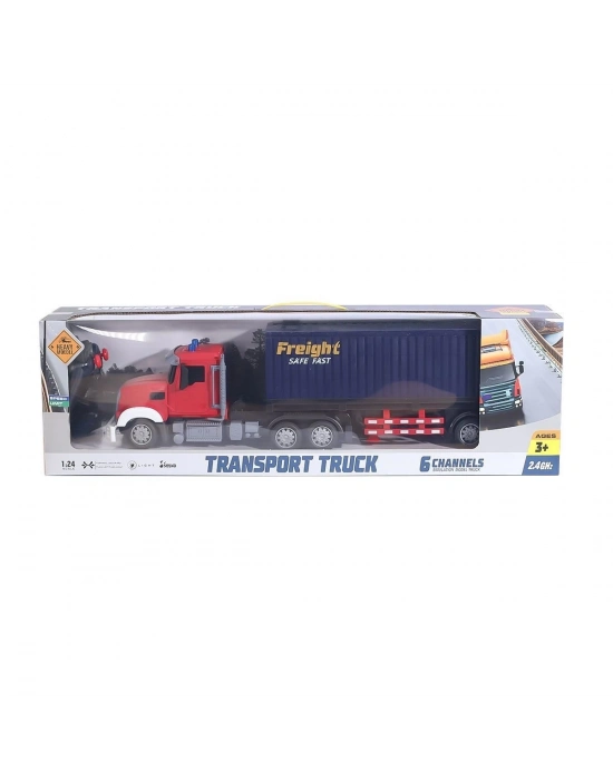ÇOK SATAN HT185  Kumandalı Şarjlı  Işıklı Transporter Tır 1:24
