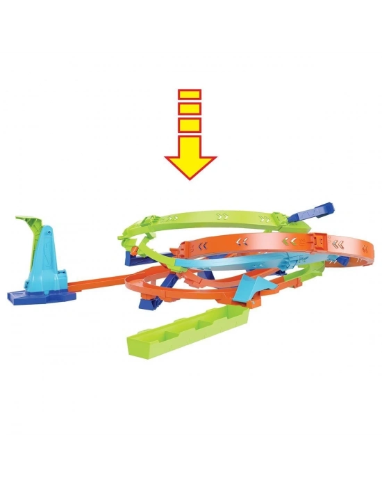 ÇOK SATAN HTK16 Hot Wheels Bumerang Çemberli Yarış Pisti