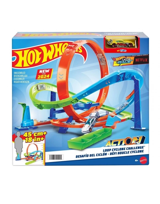ÇOK SATAN HTK16 Hot Wheels Bumerang Çemberli Yarış Pisti