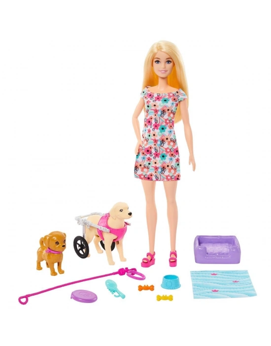 ÇOK SATAN HTK37 Barbie ve Engelli Köpeği Oyun Seti