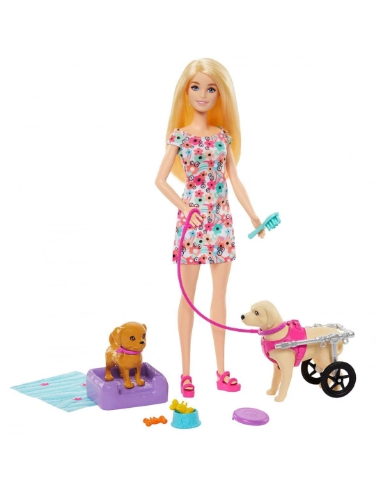 ÇOK SATAN HTK37 Barbie ve Engelli Köpeği Oyun Seti