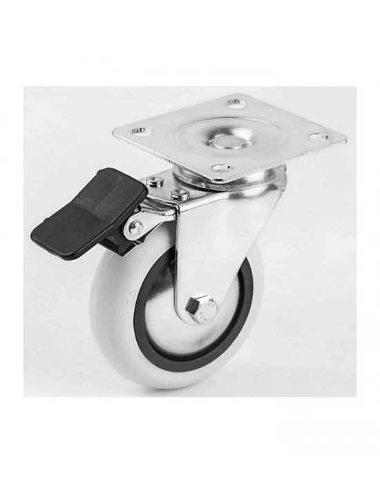 HTS 353 75x25 mm Frenli Tablalı Teker