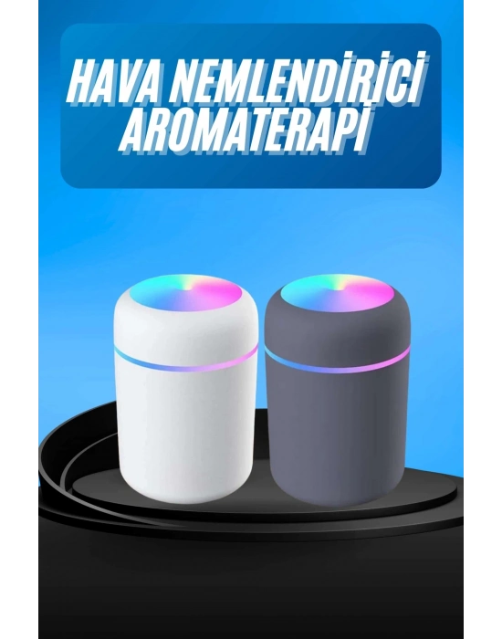 ÇOK SATAN Humidifier LED Işıklı Mini Ortam Oda Kokusu Aromaterapi Buhardanlık
