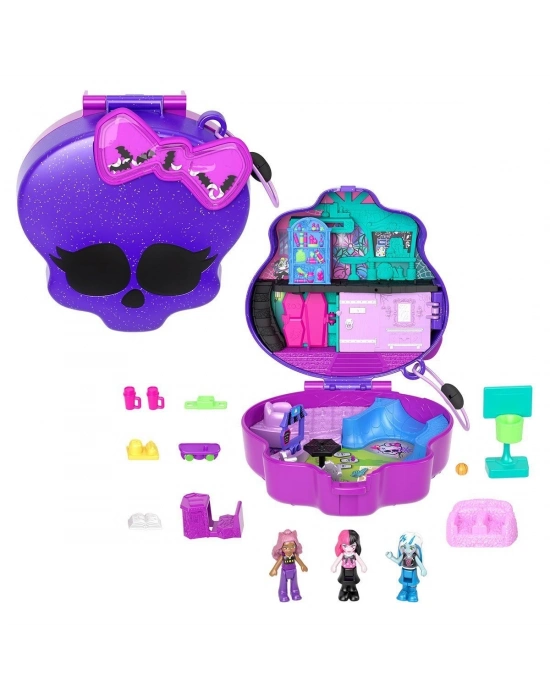ÇOK SATAN HVV58 Polly Pocket - Monster High Temalı Kompakt Oyun Seti