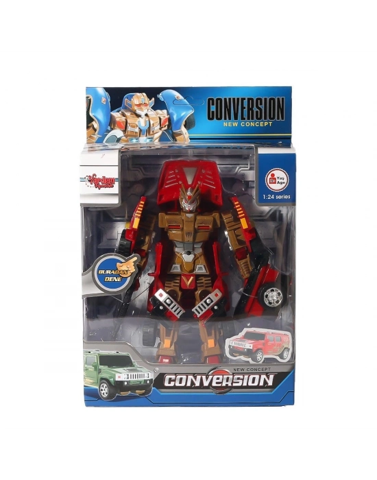 ÇOK SATAN HW-899-1-2-5 Dönüşebilen Robot Jeep 1:24 -Vardem