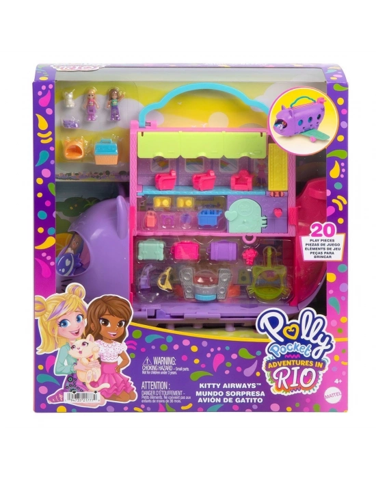 ÇOK SATAN HWP19 Polly Pocket Adventures in Rio Uçak Oyun Seti