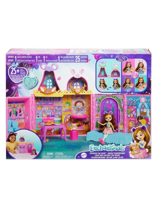 ÇOK SATAN HXL53 Enchantimals Ana Karakter Bebekler Evi
