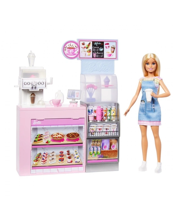 ÇOK SATAN HXN94 Barbie Kahve Dükkanı Oyun Seti