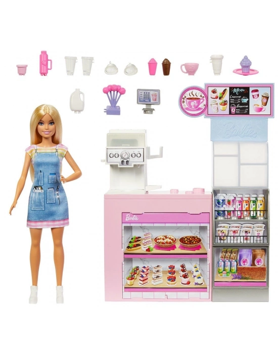 ÇOK SATAN HXN94 Barbie Kahve Dükkanı Oyun Seti