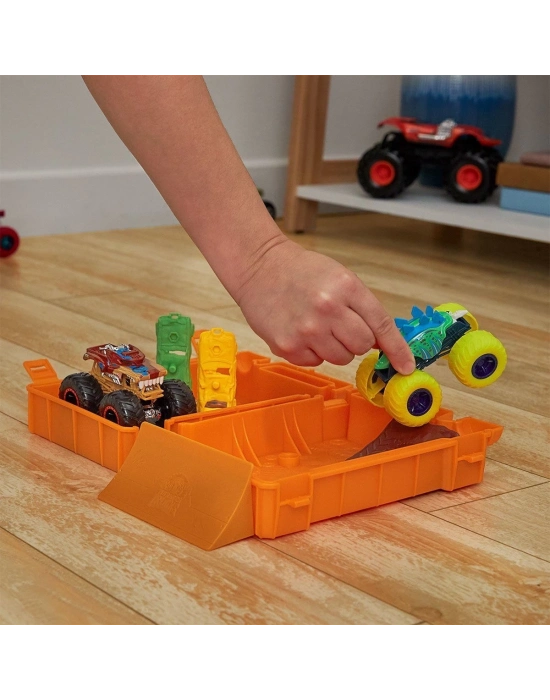ÇOK SATAN HXT04 Hot Wheels Monster Trucks Taşınabilir Oyun Seti