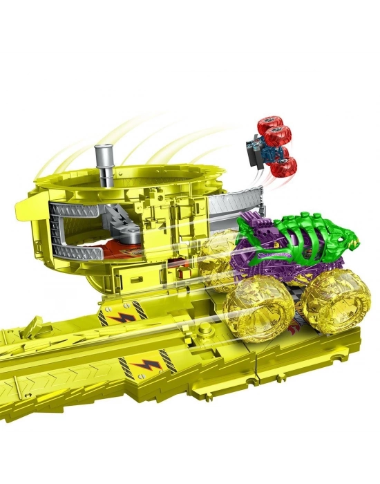 ÇOK SATAN HXT05 Hot Wheels Monster Trucks Power Smashers Oyun Seti