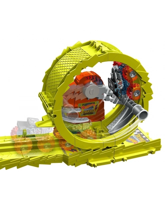 ÇOK SATAN HXT05 Hot Wheels Monster Trucks Power Smashers Oyun Seti