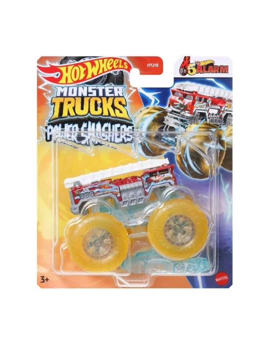 ÇOK SATAN HYJ19 Hot Wheels Monster Trucks Power Smashers 1:64 Arabalar