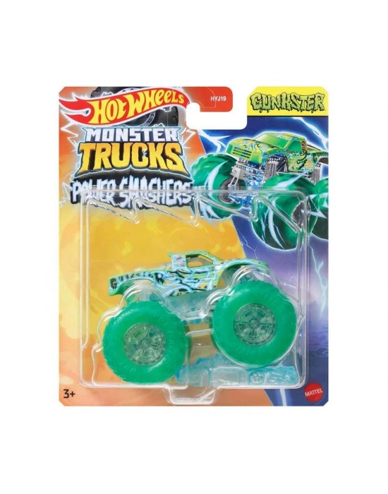 ÇOK SATAN HYJ19 Hot Wheels Monster Trucks Power Smashers 1:64 Arabalar